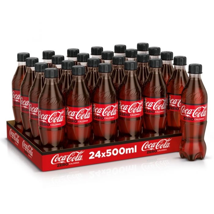 Coca Cola ** Zero, 24x500ml – CHEF's DEPOT