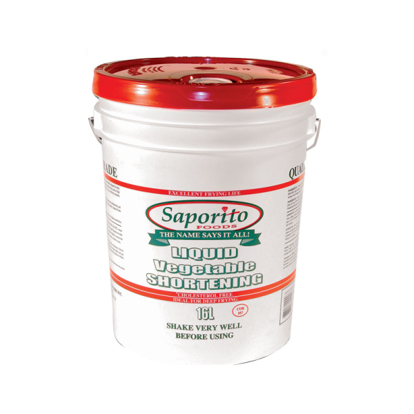 Saporito ** Liquid Frying Shortening, 16L CHEF's DEPOT