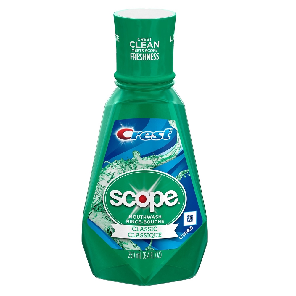 Crest ** Scope Mouthwash, 250ml, Each CHEF's DEPOT