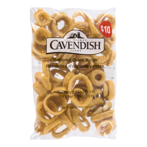 Cavendish Farms 4.5 lb. Clear Coat 3/8 Straight Cut French Fries - 6/Case