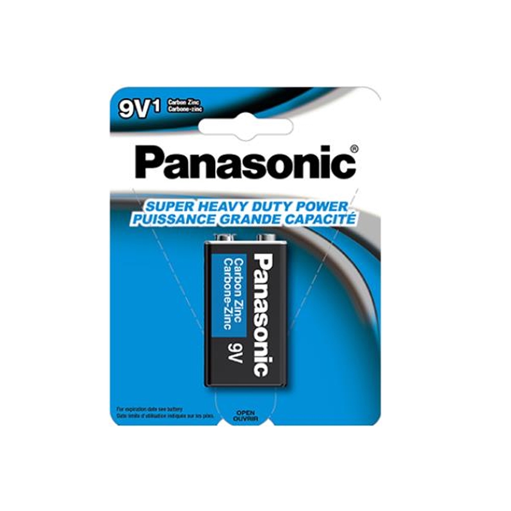 Panasonic ** 9V Super Heavy Duty Batteries, Each CHEF's DEPOT