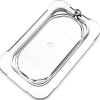 Carlisle-StorPlus-Univ-Lid-Food-Pan-PC-Flat-9th-Size-Clear