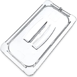 Carlisle-StorPlus-Univ-Lid-Food-Pan-PC-Handled-third-Size-Clear