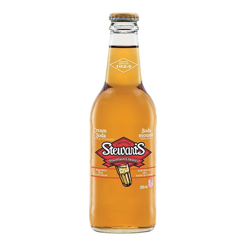 Stewart’s ** Cream Soda, 6x4x355ml – CHEF's DEPOT