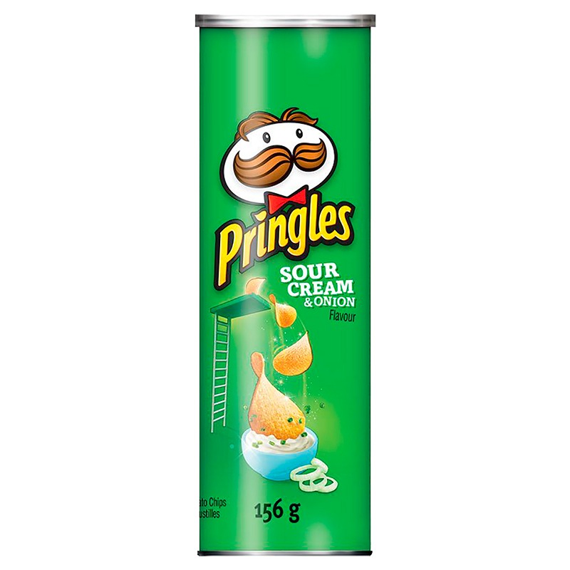 Pringles ** Sour Cream & Onion Potato Chips, 156g – CHEF's DEPOT