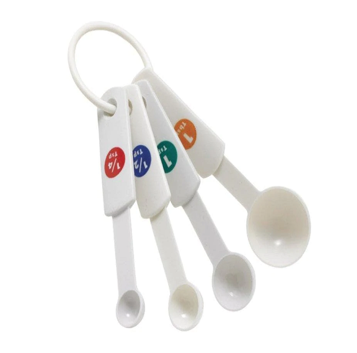 Winco ** Plastic Measuring Spoon Set 4-pc Set BPA Free – CHEF's DEPOT