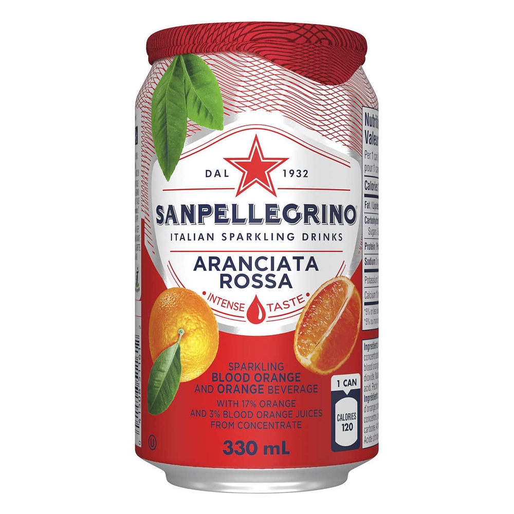 San Pellegrino ** Sparkling Aranciata Rossa, 4x6x330ml – CHEF's DEPOT