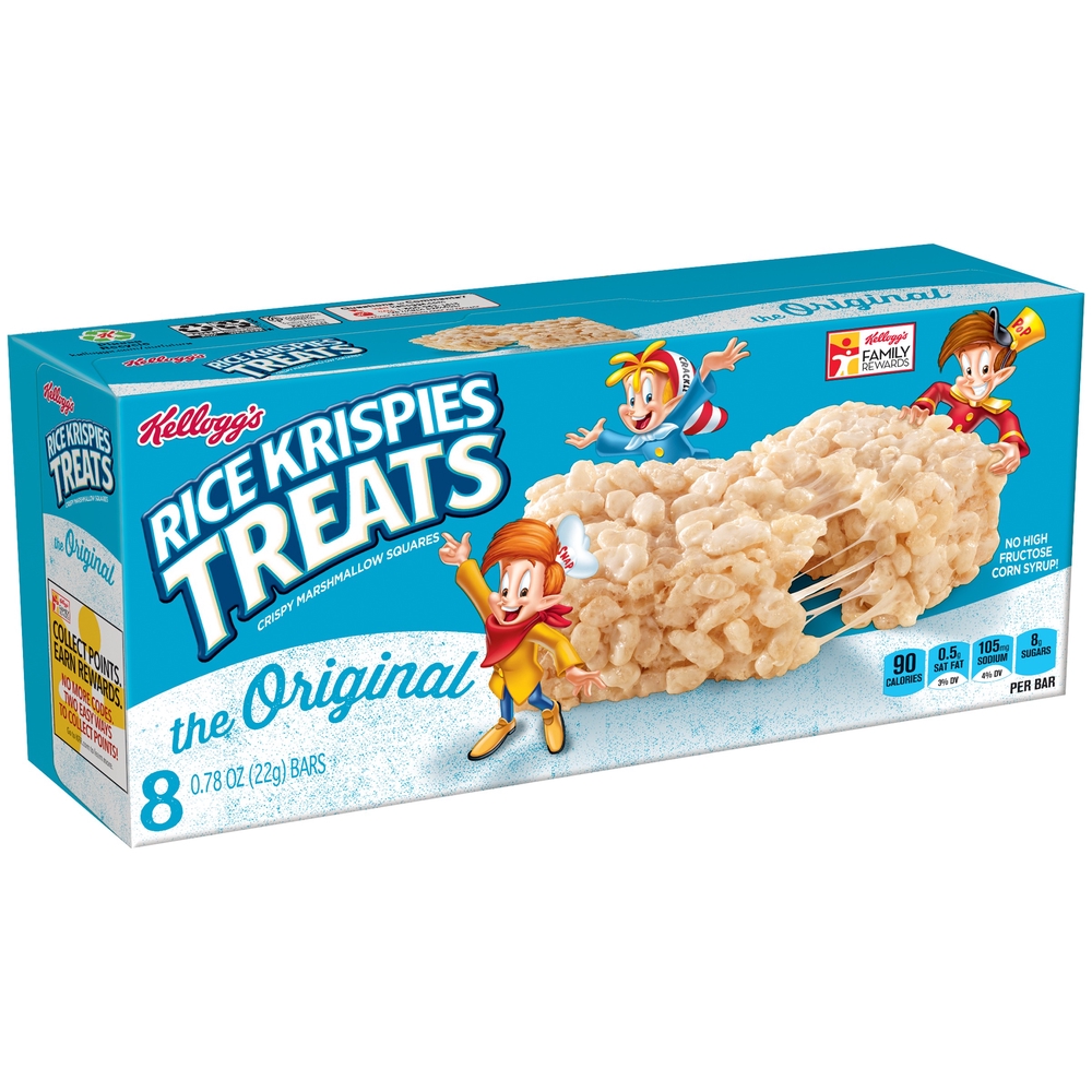 Kellogg’s ** Rice Krispies Squares Original Bars, 8 Bars – CHEF's DEPOT