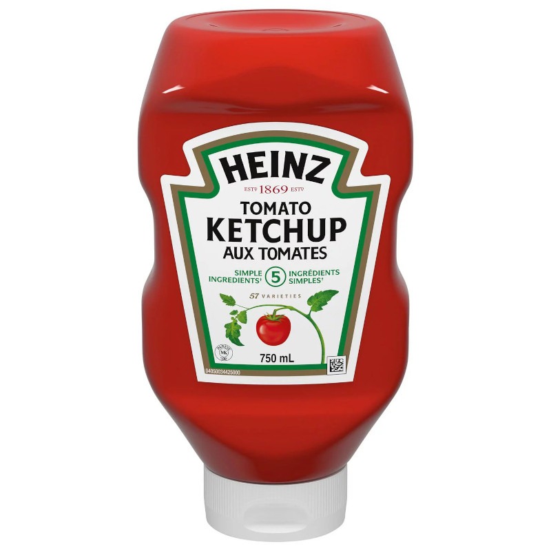 Heinz ** 750ml Tomato Ketchup CHEF's DEPOT