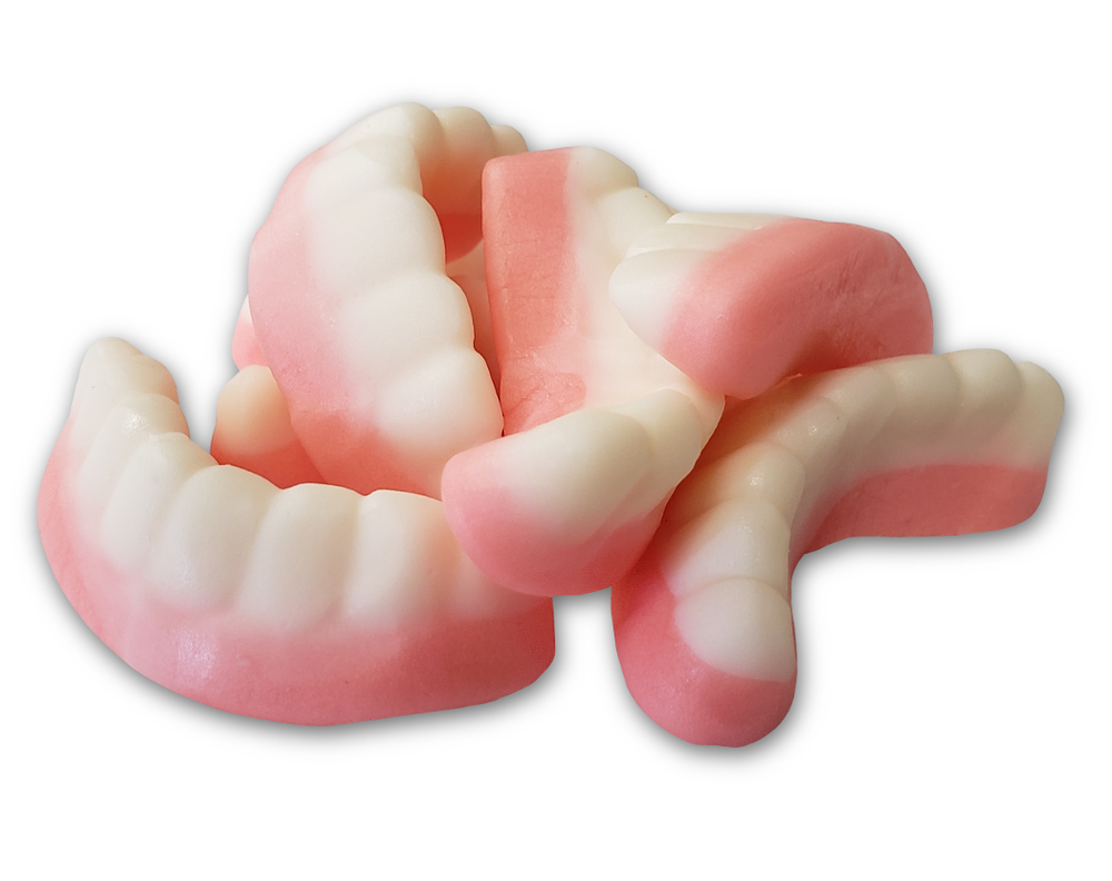 CC ** Gummy Teeth, 150g CHEF's DEPOT