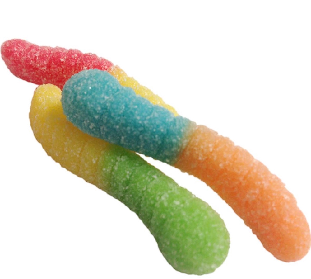 CC ** Sour Neon Worms, 140g – CHEF's DEPOT