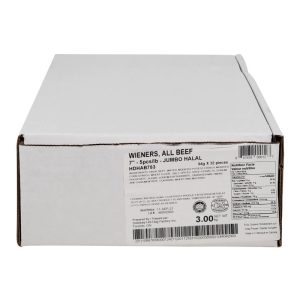 soloways-halal-7-inch-Beef-Jumbo-Wieners-3kg