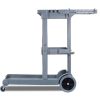 carlisle-Short-Platform-Janitorial-Cart-Gray