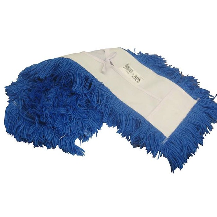Marino ** HiStat Dust Mop 36″ Tieon Blue CHEF's DEPOT