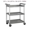 winco-Utility-Cart-gray-3-Tier-Polypropylene-330lbs