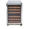 eurodib-46-Bottle-Cap-Dual-Temperature-Wine-Cellar-Half-Height-Glass-Door-Wine-Refrigerator-6-Shelves