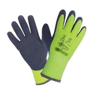 medium-plus-30e7d-RONCO-852-77-603-09-Gloves-Masks-RONCO-Iceberg-77-603-HiViz-Latex-Palm-Coated-Gloves-6-Pairs-Box