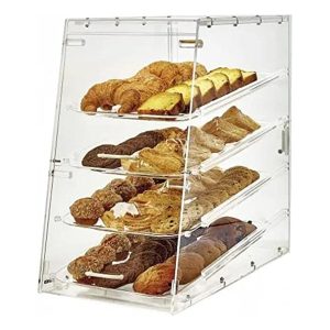 winco-Acrylic-Pastry-Display-Case-4-Tier-Front-Rear-Door