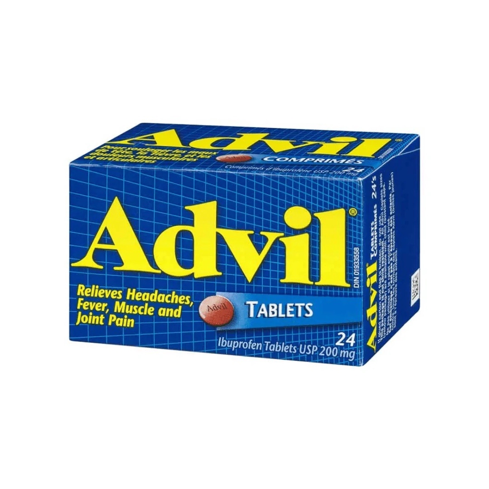 Advil** Ibuprofen Regular Tablets, 200mg, 24pcs CHEF's DEPOT