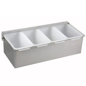 Winco-Condiment-Holder-SS-4-Compartments-Box