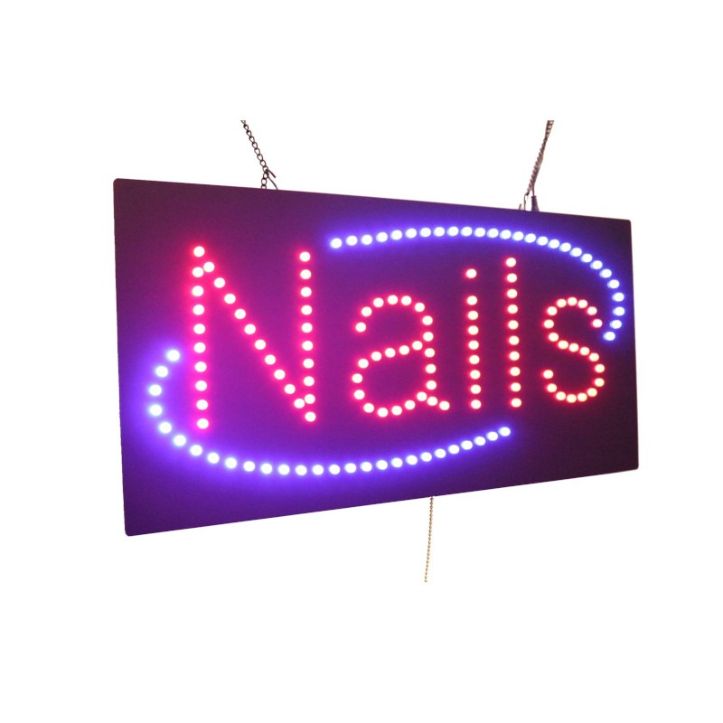 topking-led-sign-24x12x1-nails topking-led-sign-24x12x1-nails
