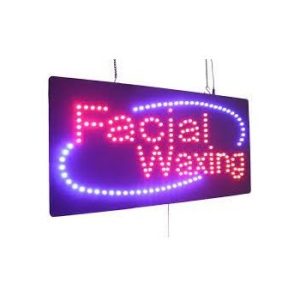 topking-led-sign-facial-waxing