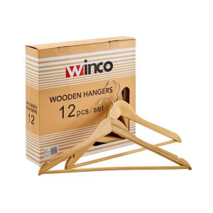 winco-Hardwood-Hangers-Dozen