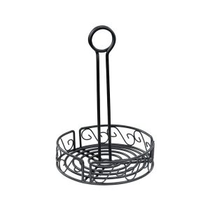 winco-Round-Condiment-Caddy-6-25-black-wire
