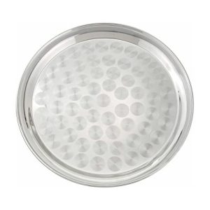 winco-Service-Tray-12-round-ss-swirl-pattern-2