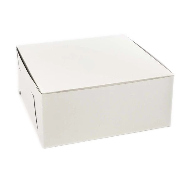 Cake Box 8 x 8 x 2.5 (EB-CB-24), 250pcs – CHEF's DEPOT