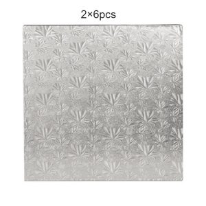 enjay-0-5-Foldunder-square-silver-14-inch-2x6pcs