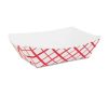 excellent-Food-Tray-2-LB-Red-Checker-250pcs