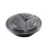 pcm-9inch-48oz-3-Compartment-Round-ContainerRC-348-150-Sets
