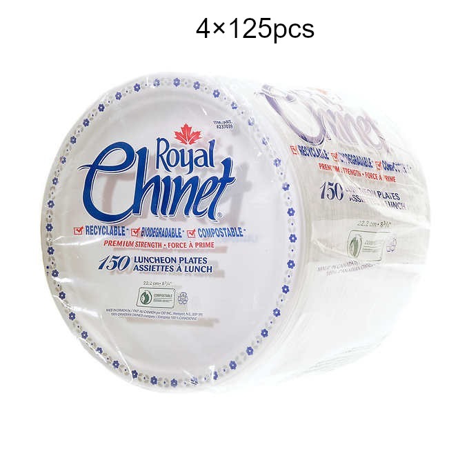 Royal ** Luncheon Plates 83/4″ (22009), 4x125pcs CHEF's DEPOT