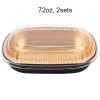 tian-Take-Out-Container-72oz-Black-Gold-with-High-Lid-2sets