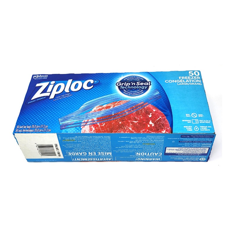 Ziploc ** Freezer Bag Large, 50pcs CHEF's DEPOT