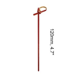 friends-Bamboo-Knot-Pick-Red-120mm-4-7inch
