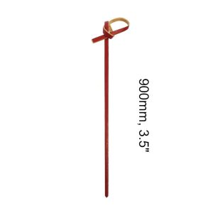 friends-Bamboo-Knot-Pick-Red-90mm-3-5inch