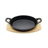 kayali-Cast-Iron-Baking-Tray-With-Wooden-Board