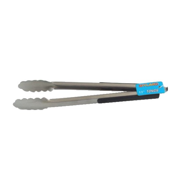 myland-tongs-with-plastic-handle-12inch-black myland-tongs-with-plastic-handle-12inch-black
