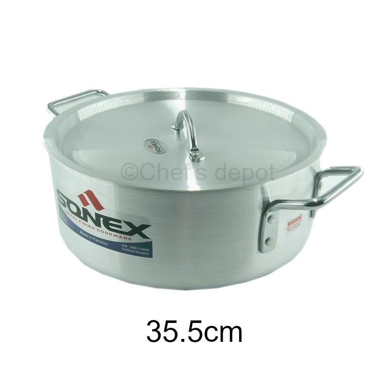 Rego ** Aluminum Brazier Heavy Duty w/Lid 1 (35.50 cm) CHEF's DEPOT