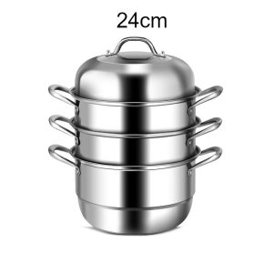 rego-Belly-Saucepot-2-Steamers-with-lid-3-tier-24cm