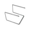 Royal-Industries-Pizza-tray-table-stand-Chrome-Plated-Heavy-Wire-9x8x7-inch