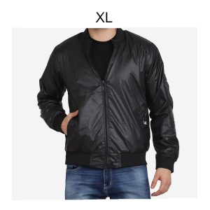 Spirito-Black-Bomber-Jacket-XL-Black