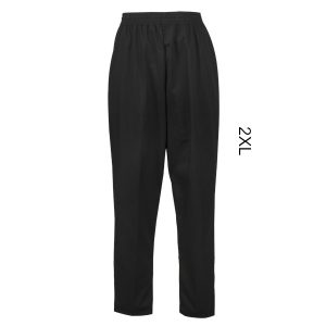 Spirito-Black-Chef-Pants-2XL