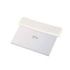 winco-Dough-Scraper-White-Plastic-Handle-ss-blade