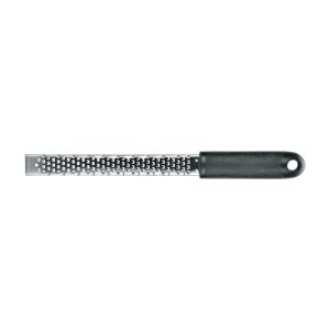 winco-grater-with-cover-black-soft-grip-handle-zester-SS-blade