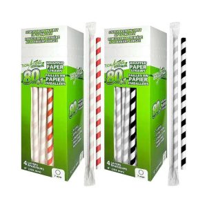table-accents-8inch-paper-Straws-Wrapped-Assorted-80-pcs