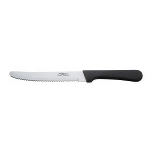 winco-Steak-Knives-5inch-blade-black-pp-handle-round-tip