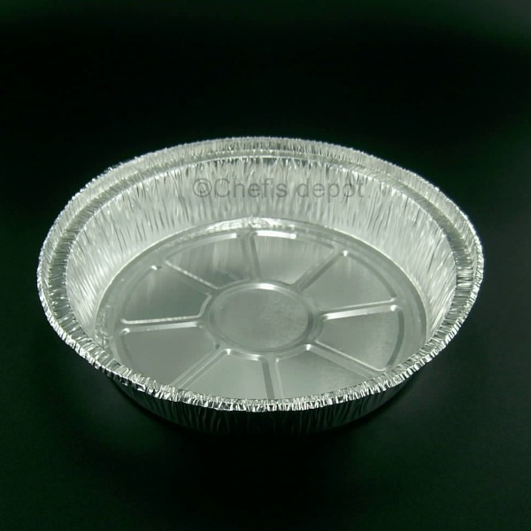 Arrow ** 9″ Round Foil Pans, 500pcs CHEF's DEPOT
